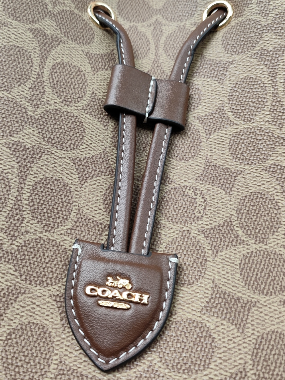 Coach Classic Monogram Bucket Bag - Picture 7 of 7